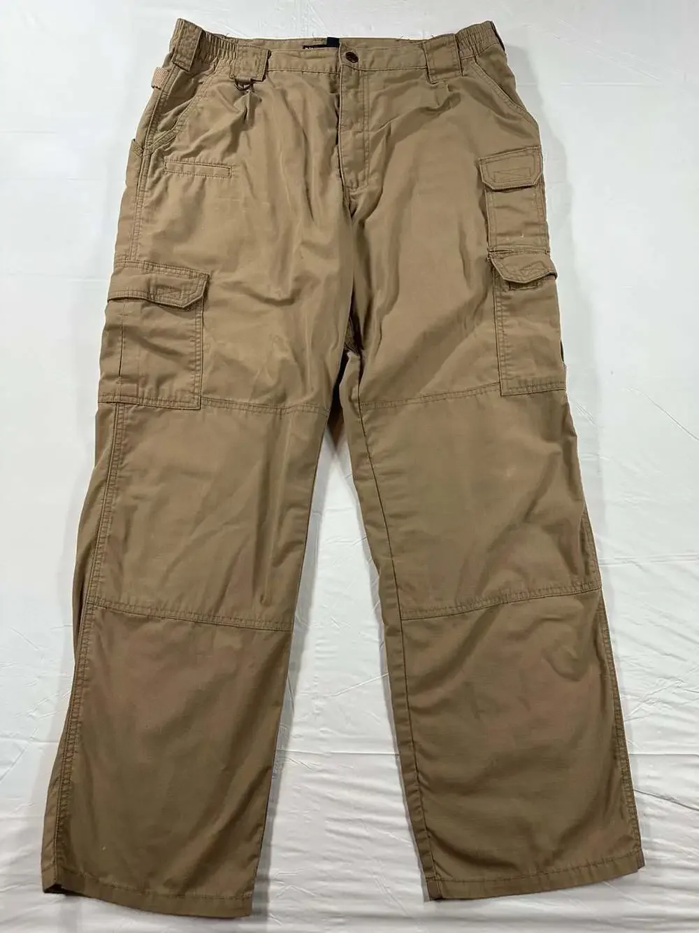 5.11 Tactical Series Mens Cargo Pants Khaki 36x32 Wide Leg Hiking